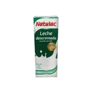 LECHE DESCREMADA DE CARTON NATULAC 1L