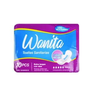 TOALLAS WANITA NOCTURNA 10PCS