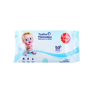 TOALLAS HUMEDAS BABY FINGER 50UND AZUL