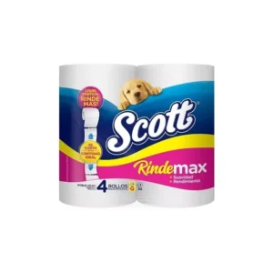 PAPEL SCOTT RINDEMAX 4 ROLLOS