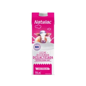 LECHE DESLACTOSADA DE CARTON NATULAC 1L