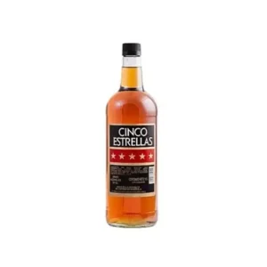 BOTELLA DE RON CINCO ESTRELLAS 0.35L