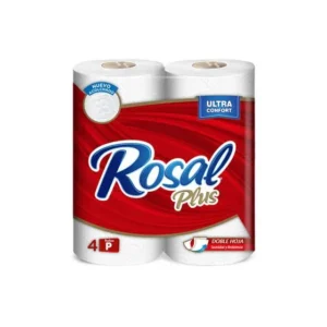 PAPEL ROSAL ROJO ACOLCHADO 180 HOJAS 4UND
