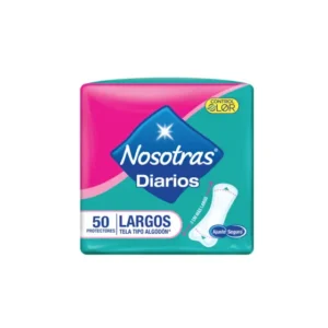 PROTECTORES DIARIOS TELA EXTRA SUAVE NOSOTRAS 50 UNID