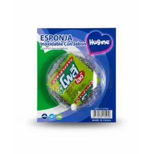 ESPONJA INOXIDABLE C/JABON HUGME