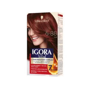 TINTE IGORA VITAL KIT APLICADOR RUBI 6-88 50GR
