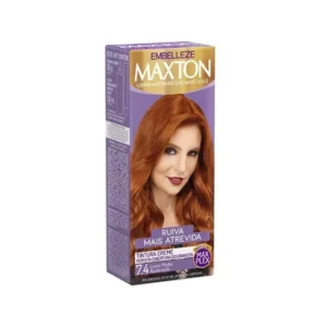 TINTE MAXTON RUBIO MEDIO COBRE 7.4 (TUBO+AGUA)