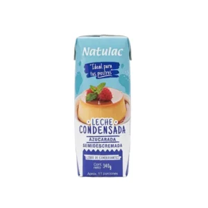 LECHE CONDENSADA NATULAC SEMI DESCREMADA 340GR