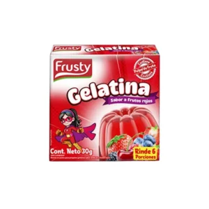 GELATINA FRUSTY FRUTOS ROJOS 30GR