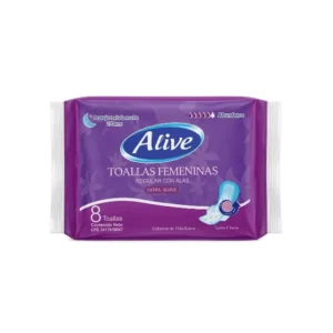 TOALLAS ALIVE REGULAR C/ALAS NOCTURNA 290MM