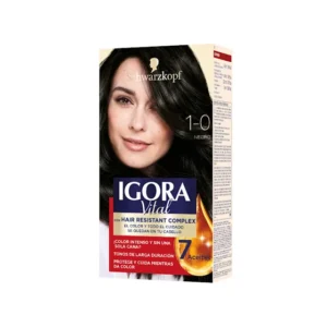 TINTE IGORA VITAL KIT APLICADOR NEGRO 1-0 50GR