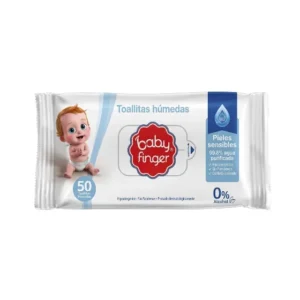 TOALLAS HUMEDAS BABY FINGER 50UND BLANCA